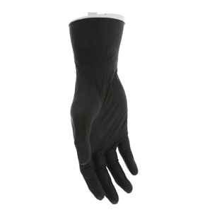 NitriShield Powder-Free Disposable Nitrile Gloves, 6062, Black, Medium