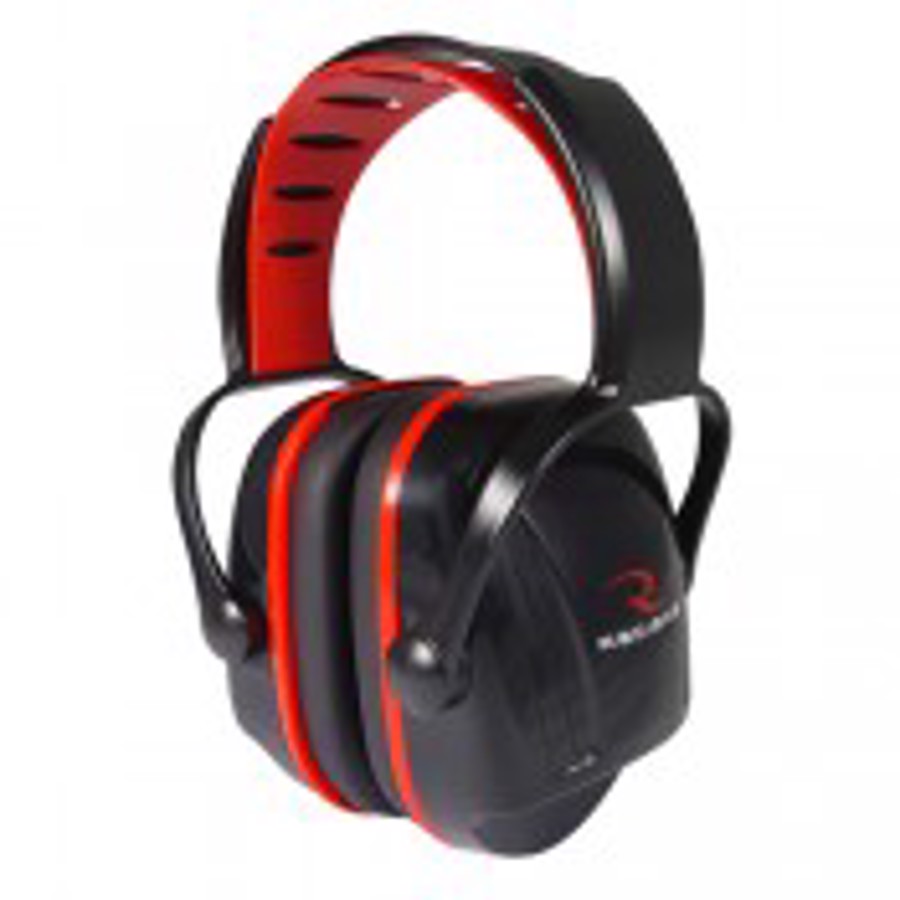 X-Caliber 22 Youth Headband Earmuffs, XC0130CS, Black/Red, 22 dB