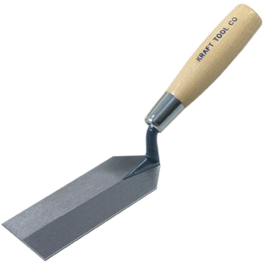 Margin Trowel w/Wood Handle, GG432, 5" X 2"