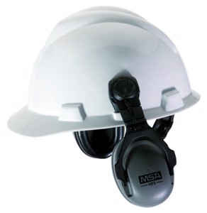 SoundControl HPE Cap Mount Hard Hat, 10061272, Black/Gray, dB 27