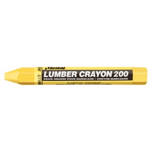 #200 Lumber Crayons, Yellow