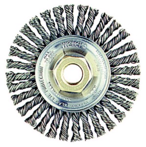 Roughneck Max Stringer Bead Wheel, 13138, 4" Diameter, 0.020" Stainless Steel Fill, 5/8"-11 Arbor Thread