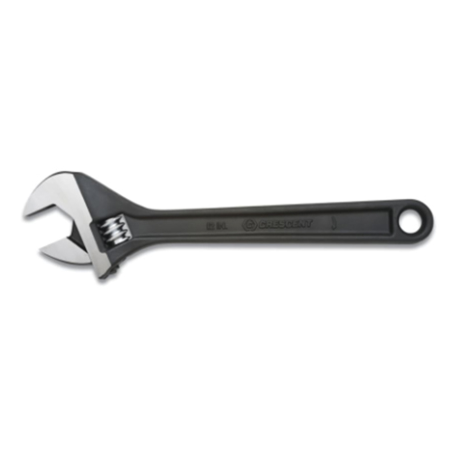 Black Oxide Adjustable Tapered Handle Wrench, 12", AT212BK