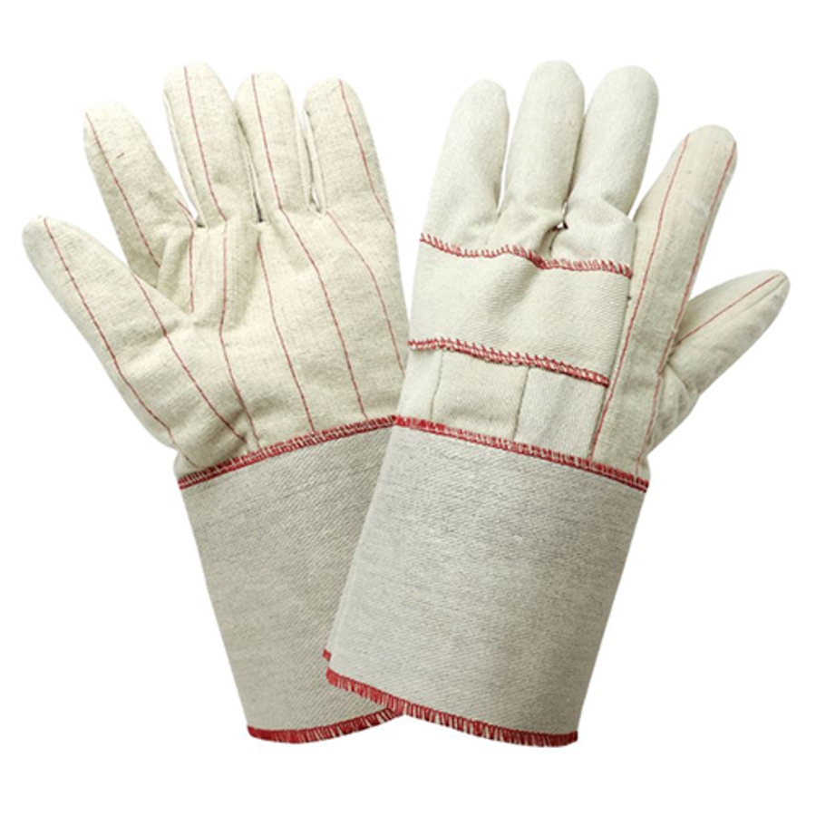 Extra Heavyweight 2-Ply Cotton/Polyester Hot Mill Gloves, C24GC, White, Men's