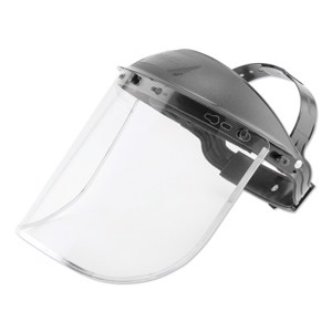 Model K Headgear with Faceshield, Clear, Acetate, 12 in x 8 in