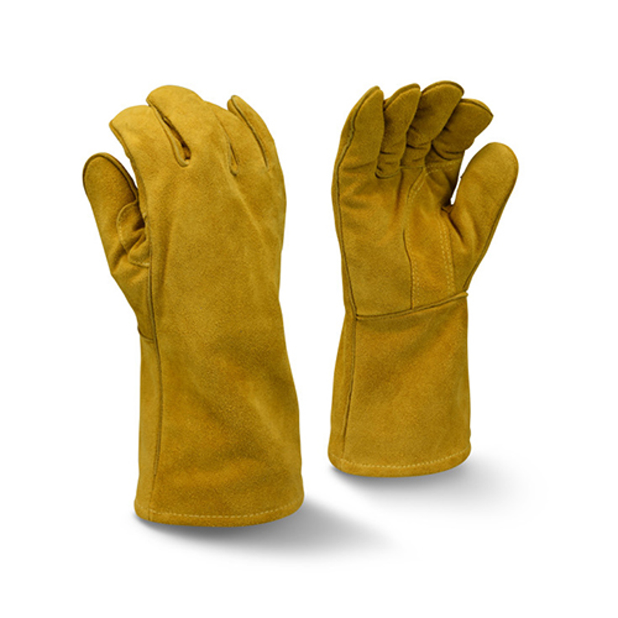 Select Split Cowhide Leather Welding Gloves, RWG5310, Light Brown, X-Large