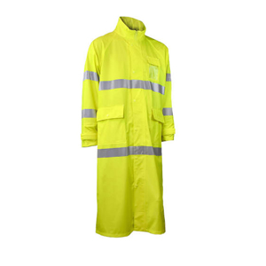 Class 3 Rainwear Coat, RW07C, Hi-Vis Green