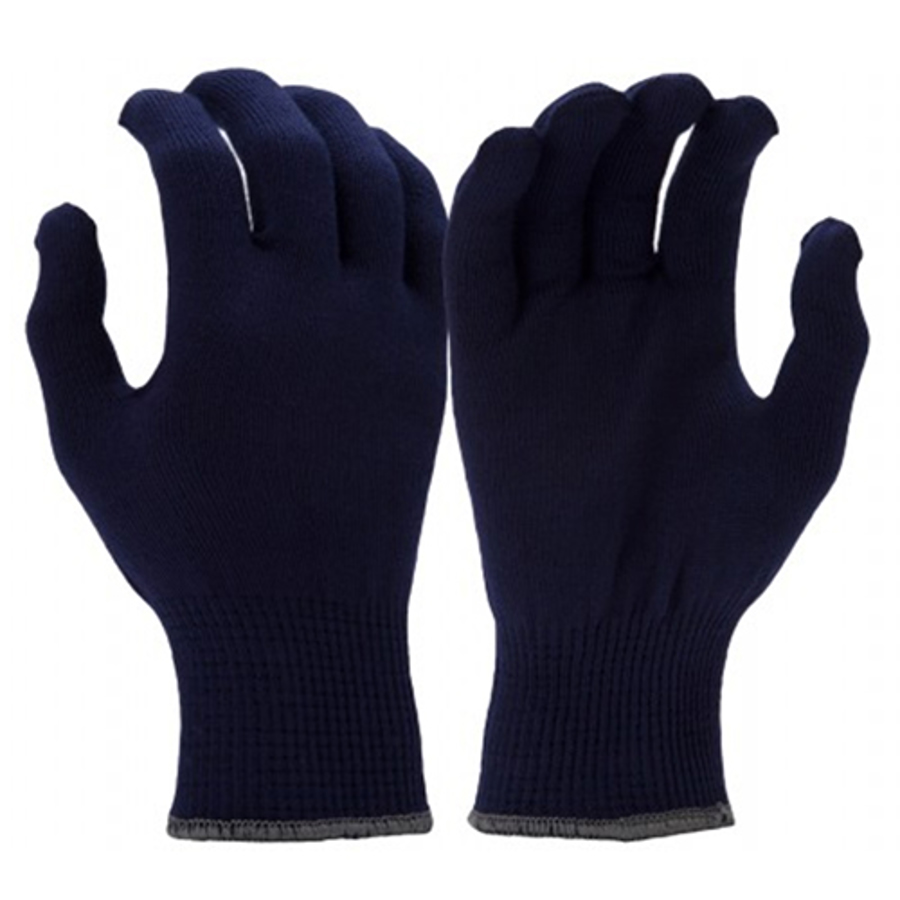 Thermolite Insulated String Knit Gloves, GL701, Navy, Large