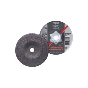 CC-GRIND Solid SG STEEL Grinding Disc, 61200, 4-1/2" Diameter, 7/8" Arbor, 24 Grit