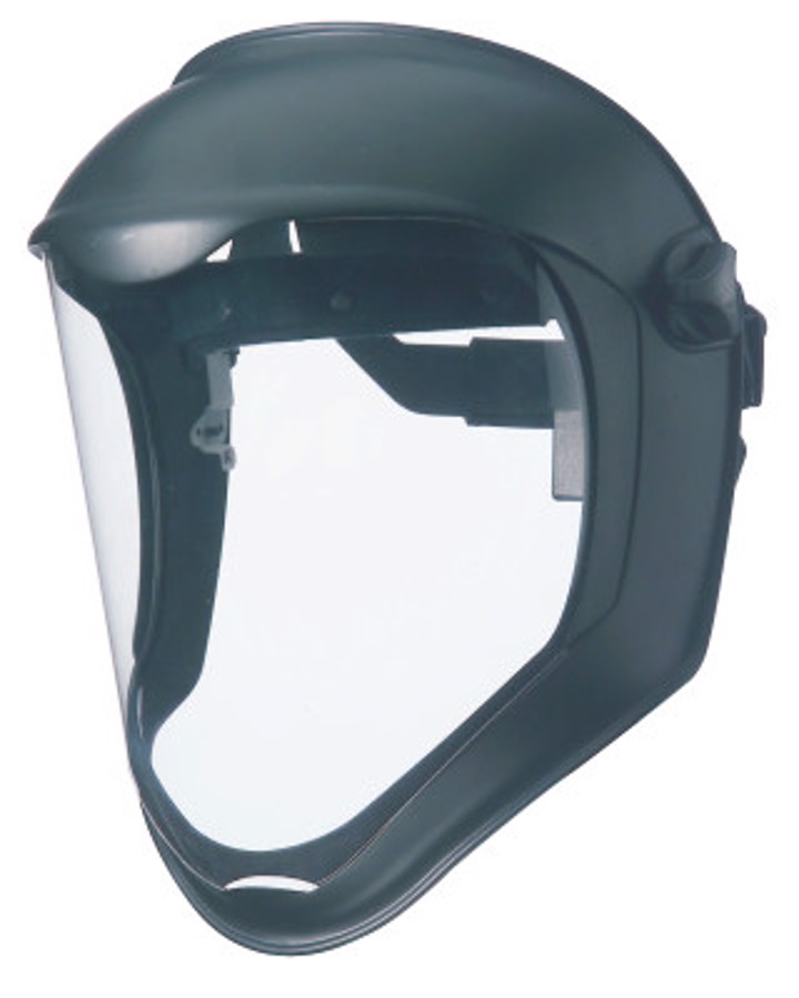 Bionic Face Shields, Uncoated, Clear/Black Matte