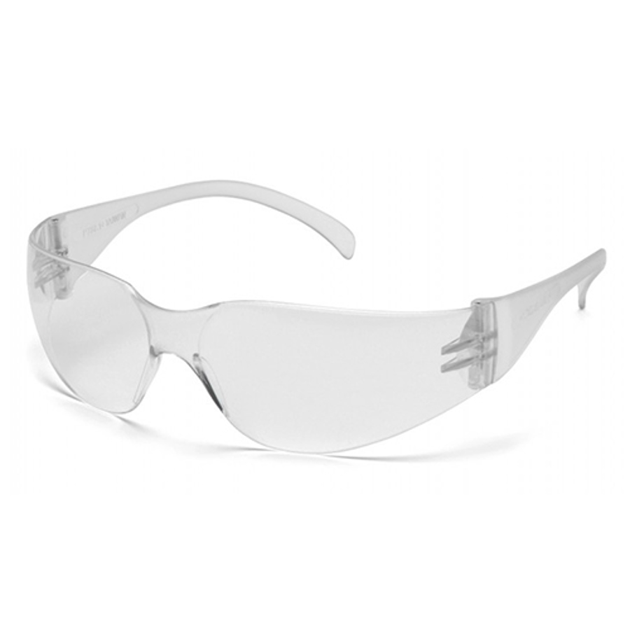 Intruder Safety Glasses, S4110SUC, Clear Frame, Uncoated, Clear Frame