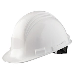 Peak A79 Cap Style Hard Hat, A79R010000, Non-Vented, 4-Point Ratchet Suspension, White