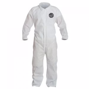 ProShield 10 Coveralls w/Elastic Ankles & Wrists, PB125S, White, 2X-Large