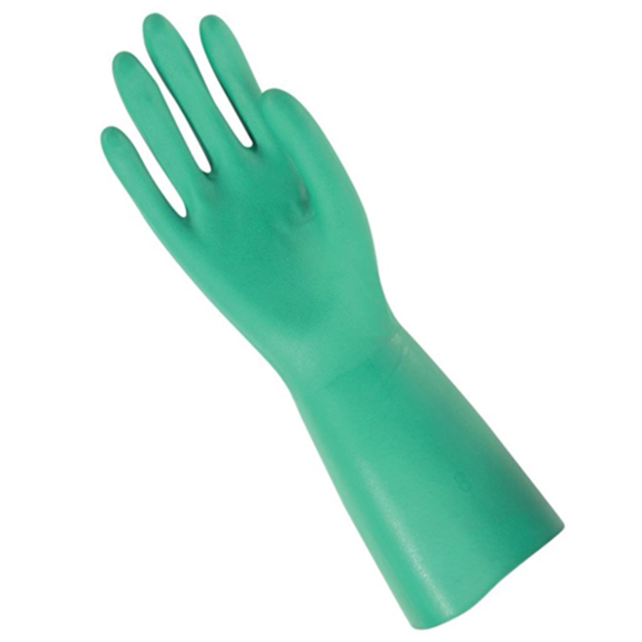 Nitri-Chem Unlined Nitrile Gloves, 5310, Green, X-Large