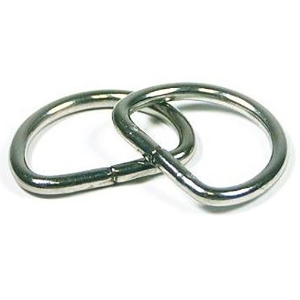 Stainless Steel D-Rings, 1"
