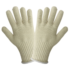 Extra Heavyweight String Knit Cotton Gloves, S120C, Natural, One Size
