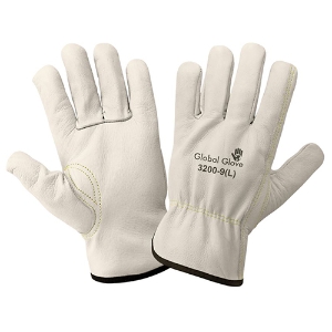 3200-ST- Leather, Cow Grain Drivers Premium Glove