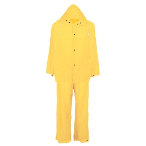 3-Piece PVC Rain Suit, RSP810, Yellow