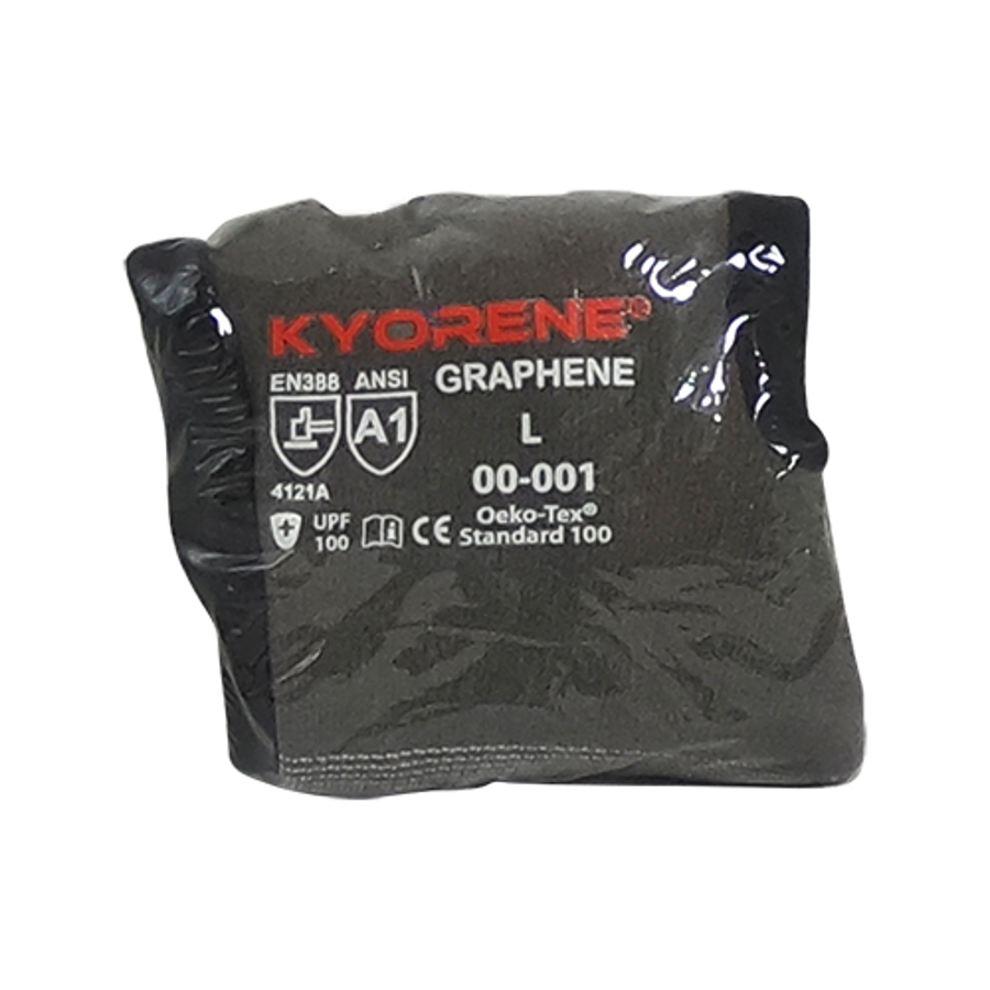 15g Gray Kyorene Liner With Black HCT Micro Foam Nitrile Palm Coating, Vend Packed, Small