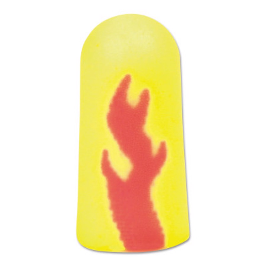 E-A-Rsoft Yellow Neon Blasts Disposable Earplugs, 312-1252, Red/Yellow, Uncorded, 33 dB