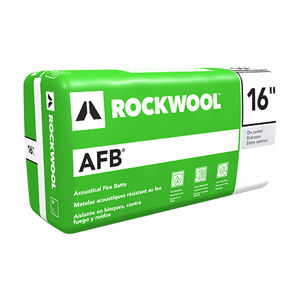 Rockwool, Acoustical Fire Batt (AFB), Mineral Wool Insulation