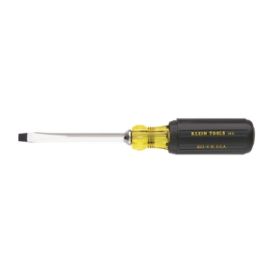 Keystone-Tip Cushion-Grip Screwdriver, 1/4 in Tip, 8-11/32 in Overall L