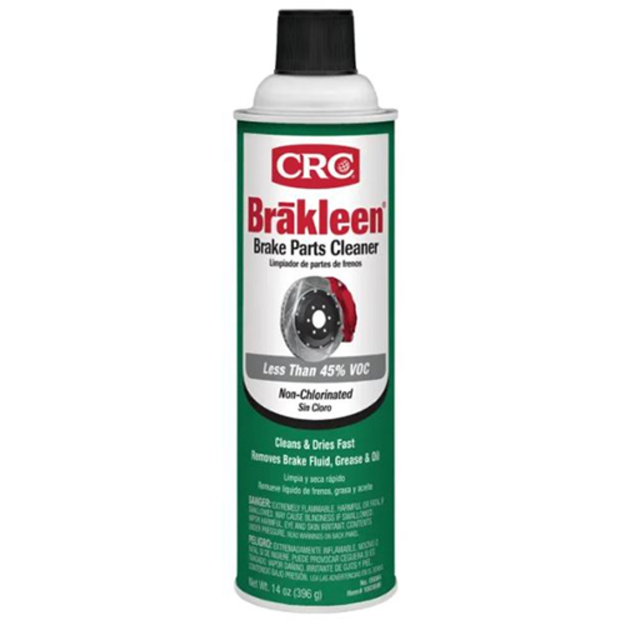 Brakleen Non-Chlorinated Brake Parts Cleaner, 05084, 14 oz Aerosol Can