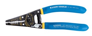 Kurve Wire Strippers/Cutters, 10-18 AWG Solid; 12-20 AWG Stranded, Blue/Yellow