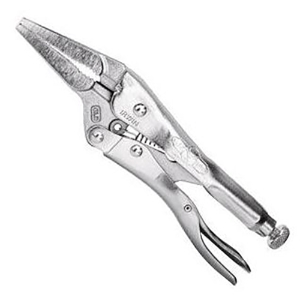 Vise-Grip Long Nose Locking Pliers w/Wire Cutter, 1402L3, 6"
