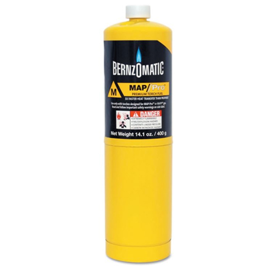 Map-Pro Hand Torch Cylinder, 332477, Propane, 14.1 oz