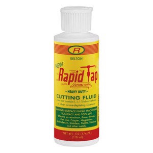 Rapid Tap Heavy Duty Cutting Fluid, 04ZNRT, 4 oz, Plastic Bottle