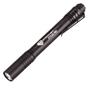 Stylus Pro LED Pen Light, 2 AAA, 100 lm, Matte Black