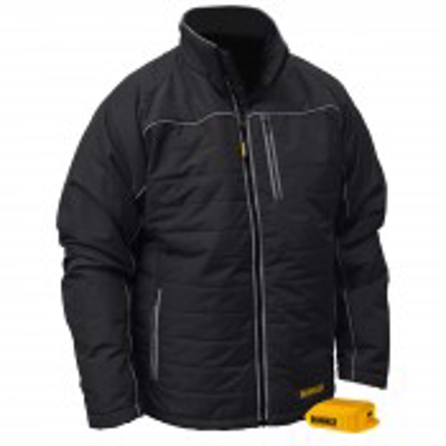 DEWALT DCHJ075B Heated Quilted Work Jacket, Medium