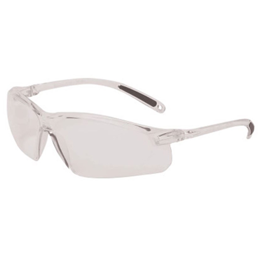 A700 Series Eyewear, Clear Lens, Polycarbonate, Hard Coat, Clear Frame