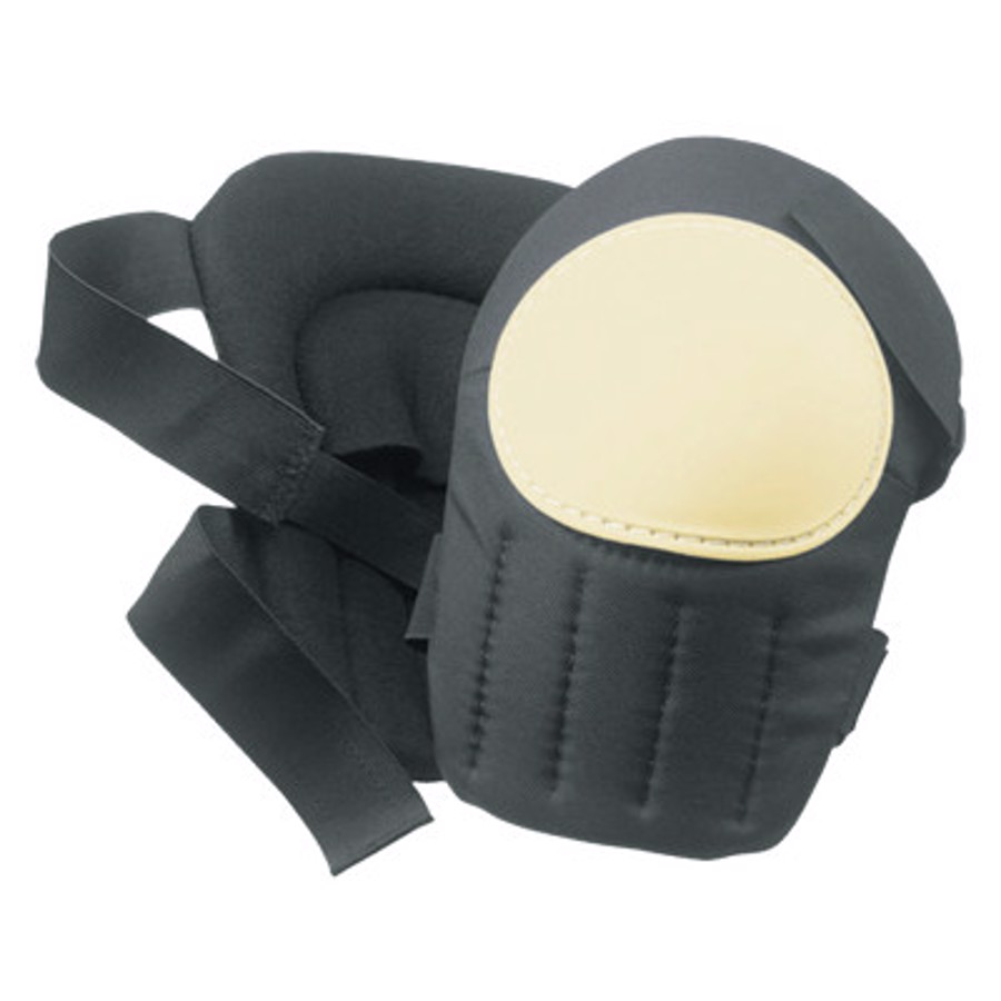 Plastic Cap Swivel Kneepads, V230, Black/White