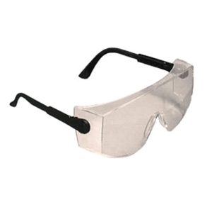Rx Overglasses, Clear Lens, Anti-Fog, Scratch-Resistant, Tuff-Stuff, Blue Frame