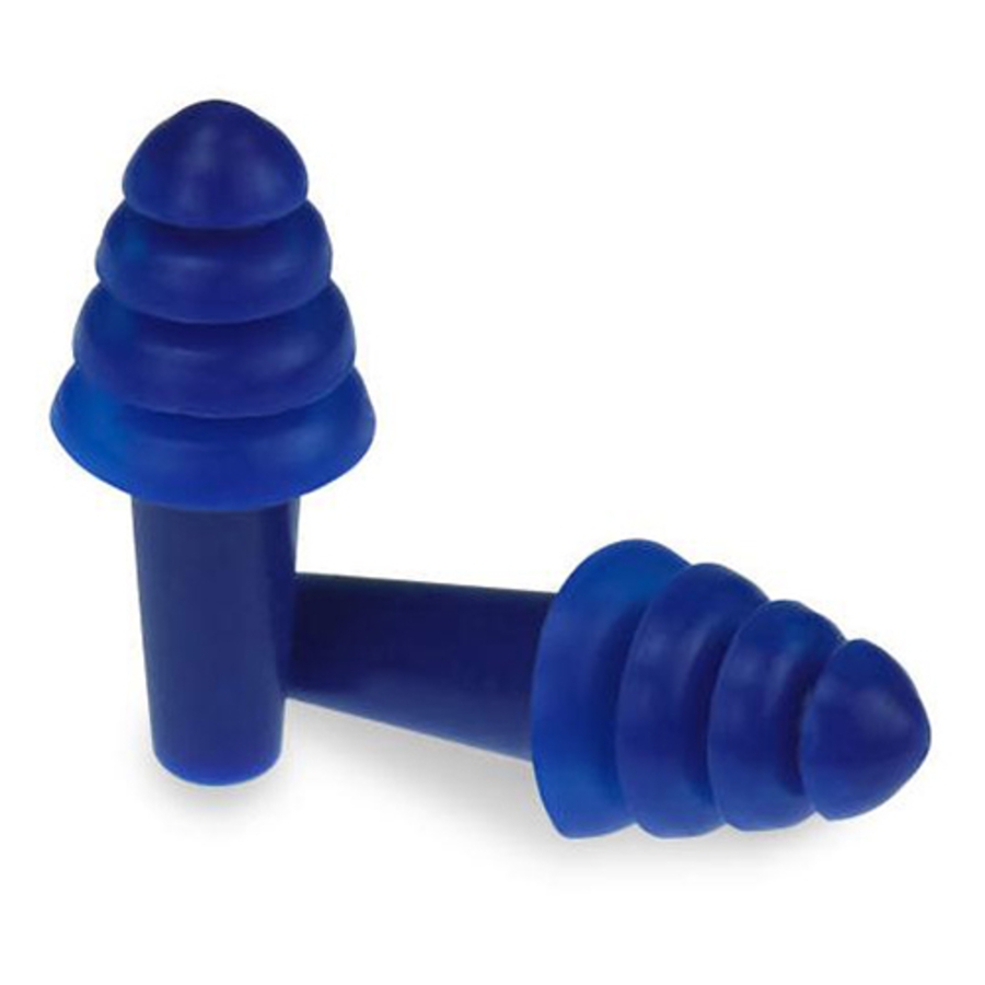 Resistor II Reusable Earplugs, FP42, Blue, Uncorded, 27 dB