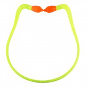 Rad-Band 2 Reusable Earplug Band, RB2120, Orange/Yellow, Banded, 25 dB