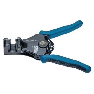 Katapult Wire Stripper/Cutters, 6-5/8 in, 8-22 AWG, Blue/Black