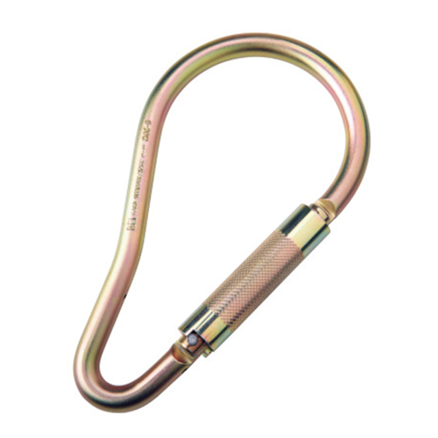 Tenet saflok self closing locking steel carabiner 2000114 2 3 16 