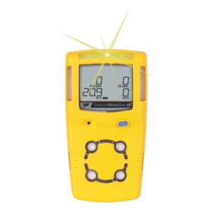 Gas Alert MicroClip Multi-Gas Detector, MCXL-XWHM-Y-NA, LEL; O2; CO; H2S, Yellow