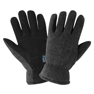 Premium Suede Deerskin Insulated Winter Drivers Gloves w/Cold Keep Insulation, 3300DSIN, Black