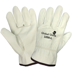 3200, Leather, Cow Grain Drivers Premium Glove