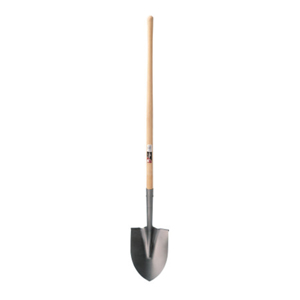 Eagle Shovels, 11 in X 8-1/4 in Round Point Blade, 46 in White Ash Handle