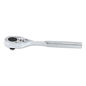 Classic Standard Length Pear Head Ratchet, 1/4 in Dr, 5 in L, Full Polish