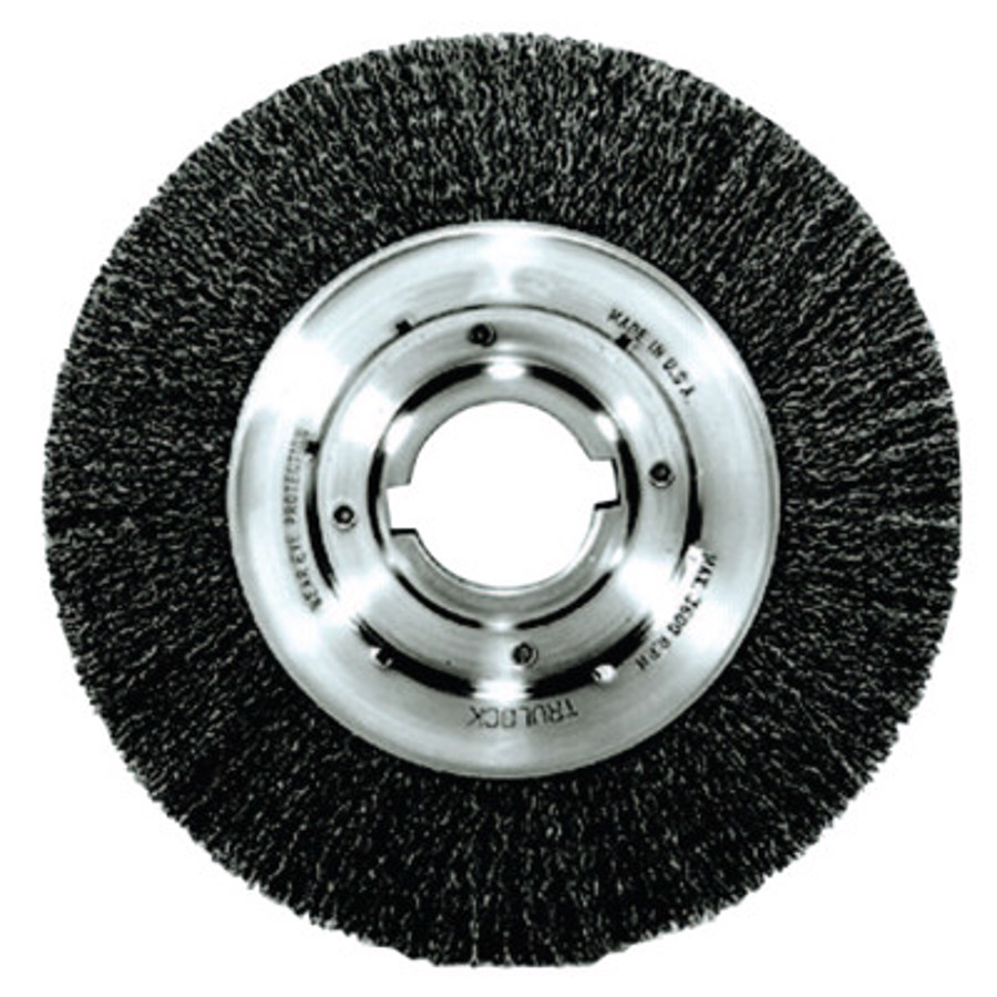 Medium Face Crimped Wire Wheel, Steel Fill