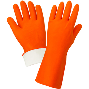 180F Unsupported Flock-lined Latex Glove
