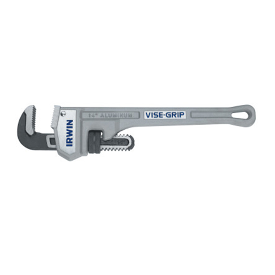 IRWIN Cast Aluminum Pipe Wrench, 24 in Long, 3 in Capacity