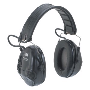 Peltor Tactical Sport Foldable Earmuffs, MT16H210F-479-SV, Black, 20 dB