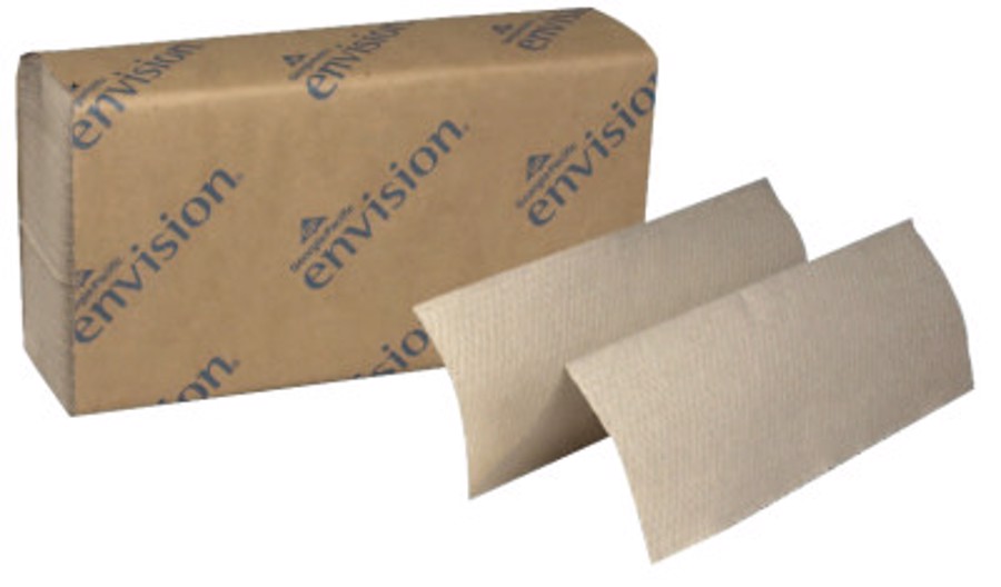 Envision Hand Towels, Hard Roll, Brown